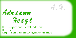 adrienn hetzl business card